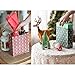 Sumille Paper Gift Bags, Set of 24 Medium Handle Bags for Shopping, Party, Wedding, Business, Craft, Ornaments, Presents, 9x7.3x3.3 inch (12 Pack Kraft Bags +12 Pack White Paper Bag) (Printed)