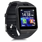 GZDL Bluetooth Smart Watch DZ09 Smartwatch GSM SIM Card With Camera For Android IOS Black