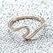 Barogirl Wave Rose Gold Ring Engagement Roses Ring for Women Women's Rings for Lovers YR903 (8)