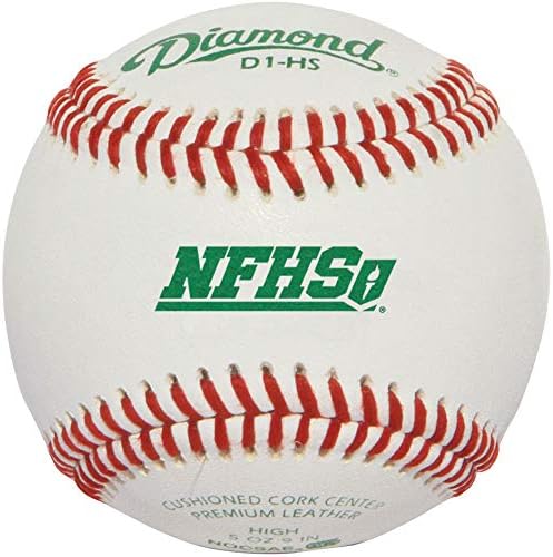 Diamond D1 Nfhs 12ボールパック 低価格 レザー野球ボール