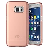 Samsung Galaxy S7 Case, Encased® Ultra-thin SlimSHIELD Hybrid Shell (**4 Cool Colors Available**) (Rose Gold)