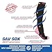 Sav Force Gear Sox Compression Socks for Men & Women, Fitness compression socks, Socks for marathon, Graduated Athletic Fit for Running, Nurses, Shin Splints & Maternity... (S/M, Pink)