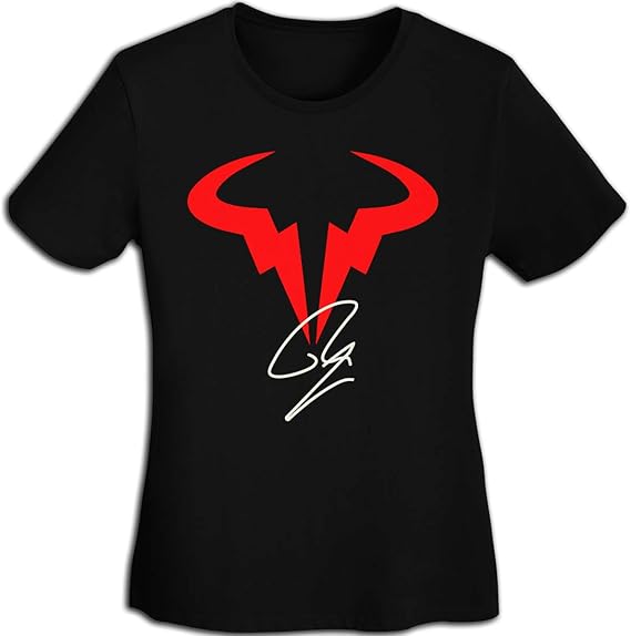 Amazon Co Jp ラファエル ナダル Rafael Nadal Logo Tシャツ レディース 半袖 長袖 丸首 無地 春夏 シャツ トップス ファッション カジュアル 人気 服 ファッション小物