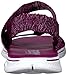 Skechers Performance Women's H2 Goga Bountiful Flip Flop, Purple, 8 M US