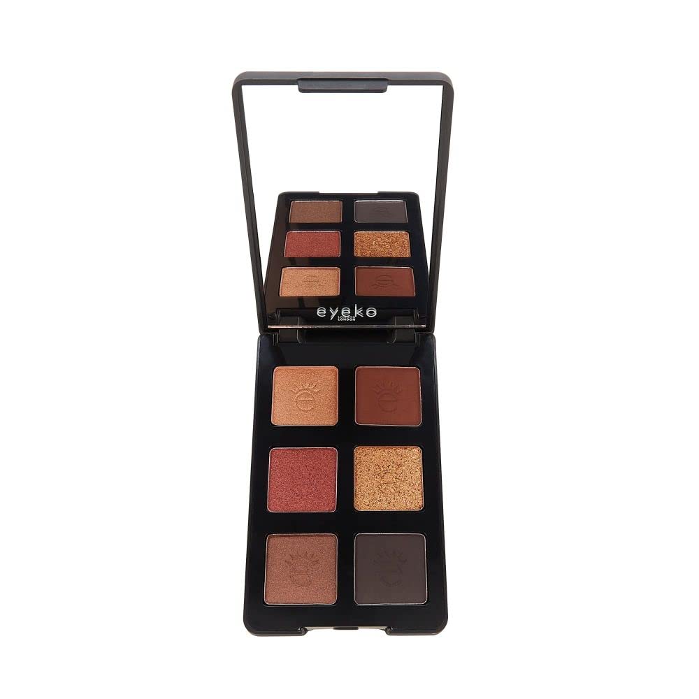 Eyeko Limitless Eyeshadow Palette 3 | Deep nude-toned 8 hour long-wear Crease proof Vegan Eyeshadow