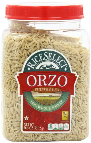 Riceselect whole wheat orzo, 26.5-ounce (pack of 4)