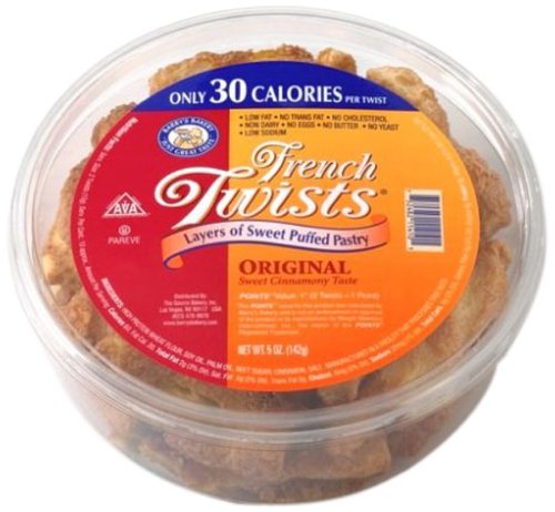 Barry's Bakery French Twist, Original, 5 Ounce Tubs  (Pack of 12)