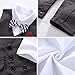 TNYKER Baby Boy Suit, Toddler Short Sleeve Rompers Infant Outfit Onesie with Bow tie (95(18-24 Month), Black-Long)