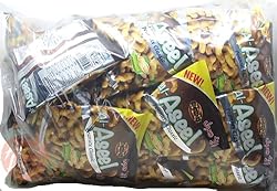 Al-Aseel puffs with freshly ground peanuts in