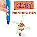 3D Printing Pen, Glyby Intelligent 3D Drawing Doodle Art with 1.75mm ABS Filament Refill (Blue)