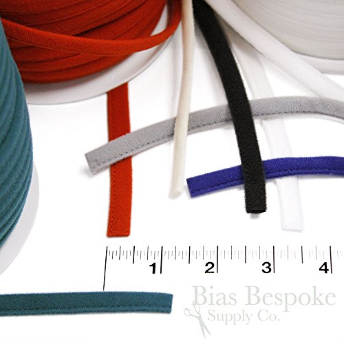12 Yards of UMA Plush Bra Underwire Casing, Natural White (Dyeable), Made in Italy