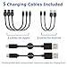 Marstree 5 Port Charging Station Cell Phone Charging Hub Charger Dock Station Organizer Quick Charge Multi Phone Desktop Charging Station for Multiple Devices iPhone Ipad Kindle Tablet