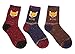 EBMORE Womens Girls Wool Novelty Socks Cabin Cute Animal Cartoon Funny Casual Soft Cotton Socks 3 Pack (Olw Beige (3 Pairs))