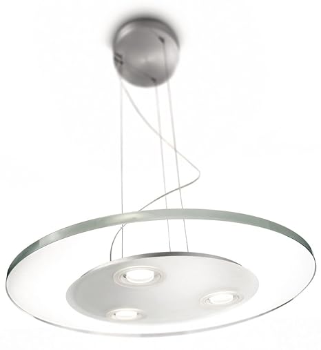 Philips Ledino Vidro Ceiling Pendant Aluminium Integrated 3 X 7 5