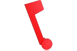 Ymapinc Mailbox Flag Replacement, Red Flag for Mailbox, Durable Mailbox Hardware, Easy Installation, Suitable for Metal, Brick, Stone, Wood Surfaces, 1pcs Mailbox Flag Kit