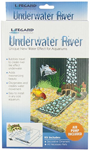 Underwater river with air pump medium