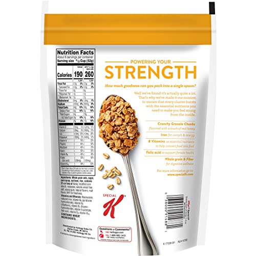 Special K Granola Cereal, Fiber, Whole Grain Cereal, Touch of Honey, 11