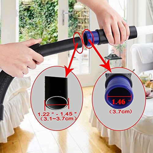 BoxLegend Vacuum Attachments Tiny Tubes Dusty Brush Vacuum Cleaner Attachments Dust Cleaning Sweeper Dust Cleaner Dust Daddy with Universal Adapter Great for Keyboards Car Air Vent Drawers