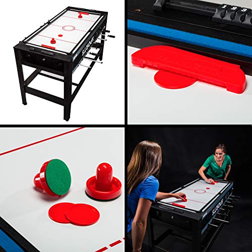 Franklin Sports 4in1 Game Table Includes Foosball Table Mini Pool