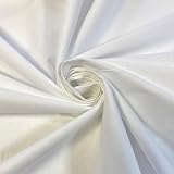FT Fashion Track 100% Cotton Fabric by the Metre White 58in Wide view 8