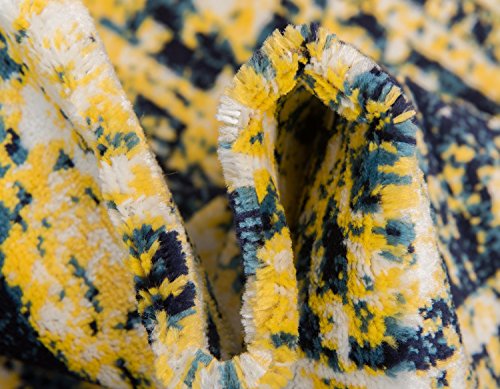 Unique Loom Sofia Collection Navy Blue 9 x 12 Area Rug (9' x 12')