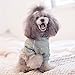 BONDOGLAND Pet Clothes Cute Breathable Puppy Onesies with Bag Soft Cat Vest Short Sleeves Cotton T Shirts Striped for Small Medium Doggie and Cats