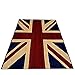 Traditional British Flag Style Carpet Traditional Oriental Area Rug 4ft x 6ft (Approx.) (Flag of England Union Jack)