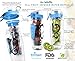 Live Infinitely 32 oz. Infuser Water Bottles - Featuring a Full Length Infusion Rod, Flip Top Lid, Dual Hand Grips & Recipe Ebook Gift (Blue, 32 oz)
