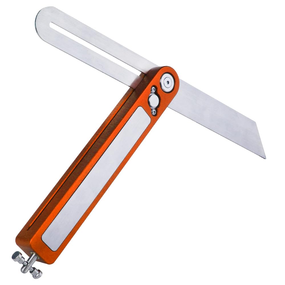 O'SKOOL Sliding T Bevel Gauge with 10" Stainless Steel Blade and Aluminum Handle
