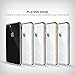 iPhone 8 case,iPhone 7 case Baesan Premium Flexible Soft TPU Bumper Silicone Case with Electroplate Frame Fit for iPhone 7,iPhone 8 -- Jet black