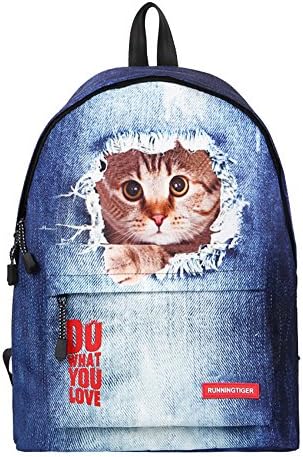 Tititina Cute Canvas Backpack Waterproof Lightweight laptop Bag Bookbags School Sports Traveling Daypack for Boys,Girls,Kids