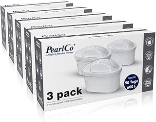 PearlCo - unimax Pack 15 Filterkartuschen - passt in Brita Maxtra