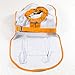 BINGPET BA1065 Adjustable Dog Raincoat Pet Puppy Lightweight Rain Jacket Poncho with Strip Reflective, Orange Small