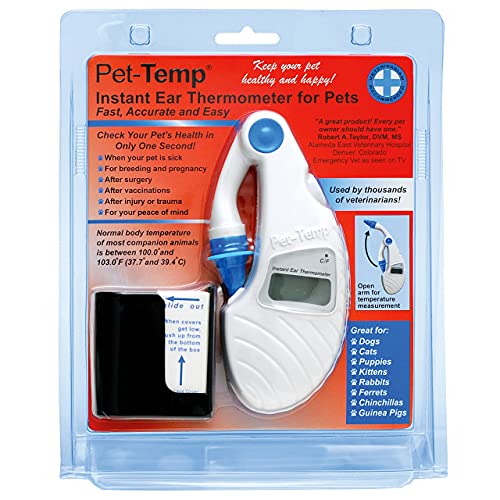 Advanced Monitors PT300 PetTemp Ear Thermometer for Dogs and Cats