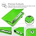 Fintie Folio Leather Case for iPad 2/The New iPad - Built-in Magnet for Sleep/Wake Feature - Green