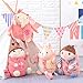 Me Too Girls Backpack Toddler Leash Backpack for Girls Easter Plush Bunny Toys Pink Backpack 11 Inches with Traction Rope