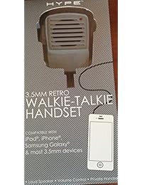 Retro Walkie-Talkie auricular para móviles phone- Gris