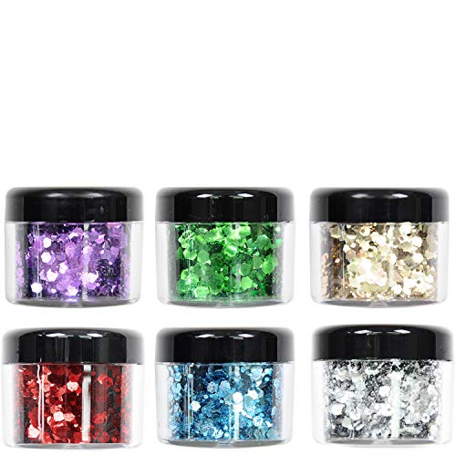 Glitter Wenida Holographic Cosmetic Festival Chunky Body Glitter for Nail Hair Face
