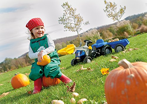 Rolly Toys New Holland Kid-X Front Loader Tractor, Blue
