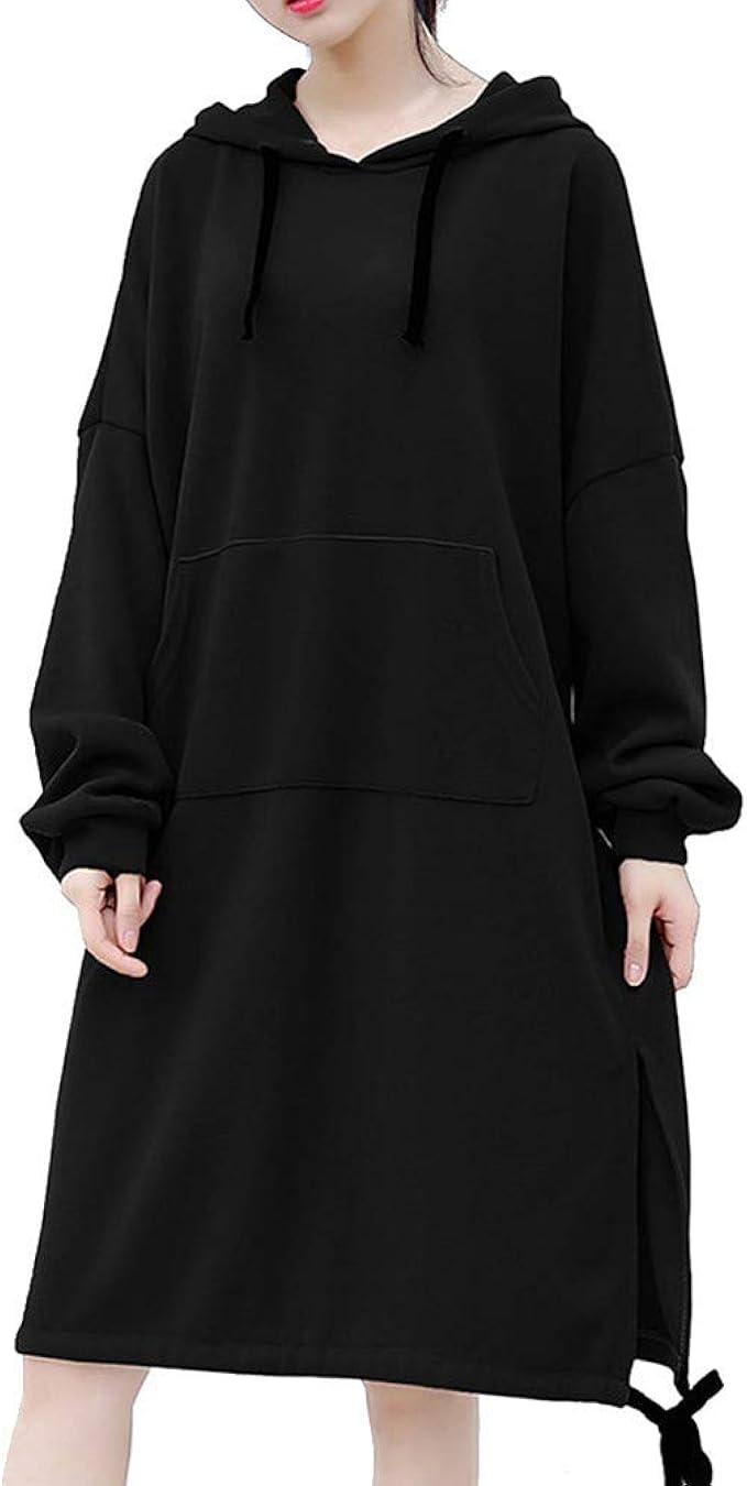 hoodie dress knee length