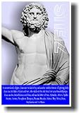 Ancient Greece: Greek Mythology, King of the Gods, Zeus, Classroom Poster
