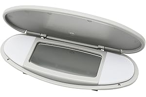 CADUFUELLY 51167361833 Sun Visor Vanity Mirror Cover, Replacement for Mini Cooper R55 R56 R60 2007 2008 2009 2010 2011 2012 2
