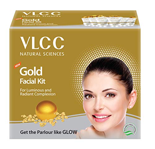 VLCC Natural Sciences Gold Facial Kit (Best Scrub For Acne Prone Skin In India)