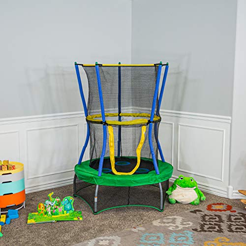 Skywalker Trampolines Mini Trampoline with Enclosure Net, 40 Inch, Green Pricepulse