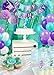 Mermaid Party Decorations Kit Under the Sea Party Supplies for Girls Birthday Party Baby Shower Decorations
