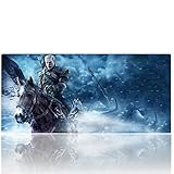 Imegny Extended Gaming Mouse Pad Knight Mat for