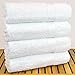 Luxury Hotel & Spa Towel Turkish Cotton & Bamboo Rayon (White, Bath Towel  - Set of 4)