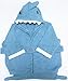 BABY TOWELS FOR BOYS BATH POOL OR BEACH SB,WASHCLOTH 100% COTTON BLUE SHARK DESIGN SOFT GREAT GIFT