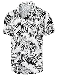Hawaiian Shirts for Men Casual Beach Summer Shirt