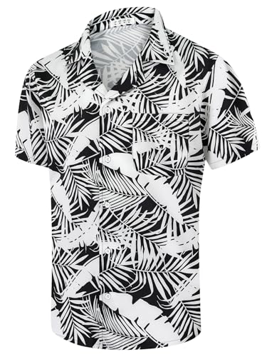 Hawaiian Shirts for Men Casual Beach Summer Shirt